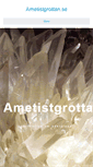 Mobile Screenshot of ametistgrottan.se