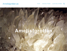 Tablet Screenshot of ametistgrottan.se